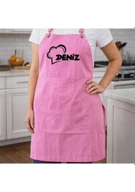 Resim Bk Gift Kişiye Özel İsimli Pembe Mutfak Önlüğü -9, Aşçı Ve Şef Önlüğü, Ev Hediyesi Kobitmeyencom36653 Bk Gift Renkli 