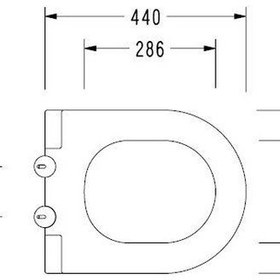 Resim Serel Irmak Slim Yavaş Kapanan Klozet Kapağı 150400120012 