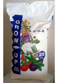 Resim Grow Up 18.18.18+Me (25 KG) P-K Içerikli DaMLama ulama Gübresi 