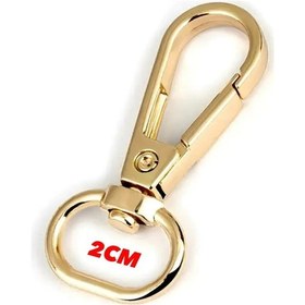 Resim 10 Adet Gold Yaylı Çanta Askısı - Istakoz Kanca - Metal Çanta Aks Altın 