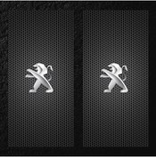 Resim Modifiye Fabrikası ARAÇ KAPI DİREĞİ KAPLAMA FOLYOSU - UV BASKILI - 2'Lİ SET - 50X24 CM 