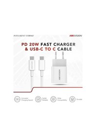 Resim HIKVISION Type-C Şarj Aleti 20W Hızlı Şarj 3A 1 Metre Usb Kablo 