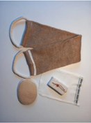 Resim Doğal Keten Kese Seti 4'lü 