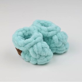 Resim Tosbiq Baby Çocuk Mint Mavisi Patik Panduf 