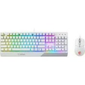 Resim MSI Vıgor Gk30 Combo Tr Usb Q Trk Optic Mouse Beyaz Gaming Klavye & Mouse Set 