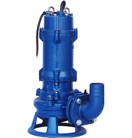 Resim Wq7-15-1.1tf 1.5 Hp 380v Açık Vortex Fanlı Temiz Kirli Atık Su Dalgıç Drenaj Pompası 