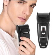 Resim Trimtech Şarjlı Sıfır Sakal Kesme Çift Bıçaklı Tıraş Traş Makinesi Yedek Başlık Jilet Hediyeli 
