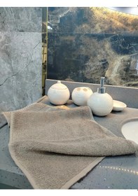 Resim Koyu Bej El Havlusu 30x50 Koyu Bej 