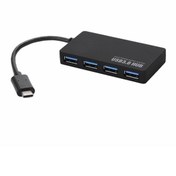 Resim Type-C To Usb 3.0 4 Port Usb Çoklayıcı Hub Süper Slim 5 Gbps Hız Diğer