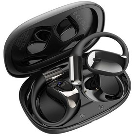 Resim Siyah Oneodio Supereq T44 Açık Kulak Kulaklık Kablosuz Bluetooth 5.3 Kulaklıklar Hava İletimli Spor Kulaklıkları 4 Enc Mic Bass Ows İle 