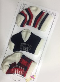 Resim Kardeşler Bebe Erkek Bebek Çorap Üçlü Paket 