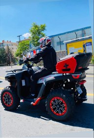 Resim Segway Snarler 570 Atv Arka Çantaya Takılabilen Benzin Deposu 