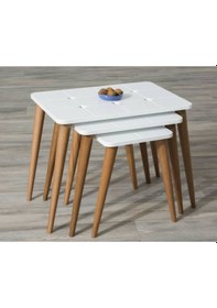 Resim Diesy Zigon Sehpa Beyaz 