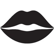 Resim Kadın Dudağı Sticker Tip 3 10 X 6 Cm 
