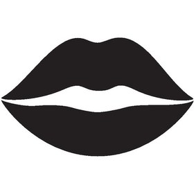 Resim Kadın Dudağı Sticker Tip 3 10 X 6 Cm 