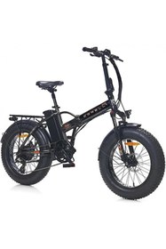 Resim Corelli VONIQ FAT BIKE ELEKTRİKLİ KATLANIR BİSİKLET 42CM MD 20 JANT 8 VİTES SİYAH 
