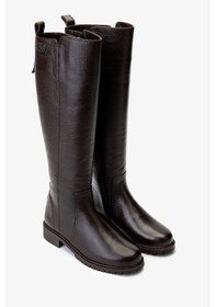 Resim Valmenti Kadın Kahverengi Casual Çizme 33 2024 Bn Czm Sk24-25 Kahve Fltr Kahverengi 