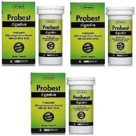 Resim Probest Digestive Probiyotik 20 Kapsül [3 Kutu ] 