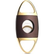 Resim Cohiba Metal Puro Kesici Lazer Bıçak Kahve/gold (56RING) 