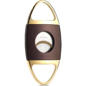 Resim Cohiba Metal Puro Kesici Lazer Bıçak Kahve/gold (56RING) 