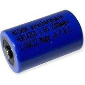 Resim 14250 1-2AA 3.6 V Li-Socı2 1200 Mah Lityum Pil 