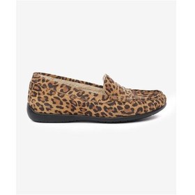 Resim Greyder Kadın Leopar Hakiki Deri Comfort Ayakkabı 5k2ca34395 7953 Jaguar 