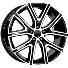 Resim EMR-DY758-01 8.0x18"-5x108 ET50 63.4 Black Diamond Jant (4 Adet) 