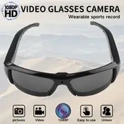 Resim 1 Adet 1080P Spor Video Gözlüğü, 32GB Depolama Kartlı, Akıllı Video Gözlük, Şarj Edilebilir Pil ile 90 Dakika Kullanım Süresi, 75° Geniş Açı, Taşınabilir DV Kamera, Toplantılar ve Maceralar İçin Mükemmel 