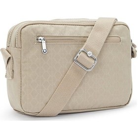 Resim Kıplıng Abanu M Orta Boy Omuz Çantası Bej Sıgn Beıge Emb Bej 