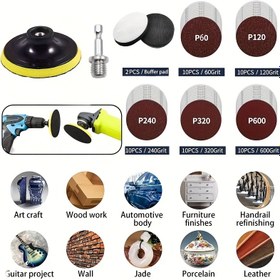 Resim 4 İnç Ped - M10 Konu, Elektrikli Matkaplar/Açılmaz Taşlama Makineleri İçin Uygun - Elektrikli Zımpara Diski, Zımpara, Destek Ped, Kendinden Yapışkanlı Tahta, Açılmaz Taşlama Makinesi Zımpara Diski, Elektrikli Matkap Zımpara Diski, Zımpara Diski, Ahşap, Metal ve Otomobillerin Parlatılması İçin. 