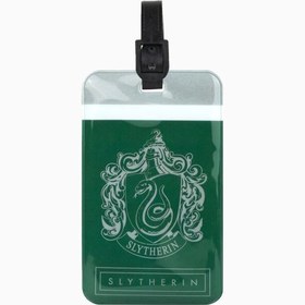 Resim Harry Potter Slytherin Pasaport Kılıfı ve Valiz Etiketi Seti - Yeşil 