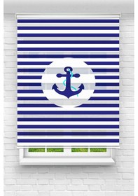 Resim Perdecizade Enxboy Mavi Dümenli Dijital Baskılı Zebra Perde-cocuk Odası-stor Perde Tyc6e06c36c329c40e7488100 Renkli 