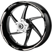 Resim Deeb Pulsar Jant Şeridi Reflektif Beyaz Beyaz Model S N11.69966 
