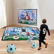 Resim ROYLANZ Futbol Topu Oyun Seti Gençler & Yetişkinler İçin - Dayanıklı Polyester İç/Dış Mekan Futbol Antrenman Matı, Sarı - Numaralı 6 Top İçerir, Arka Bahçe Eğlencesi, Aile Oyunu, Doğum Günü & Noel Hediyeleri, Futbol Aksesuarları İçin İdeal 