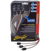Resim STINGER ELECTRONICS Sı4920 4000 Serisi 6,1 Metre Audio / Video Rca Kablo 