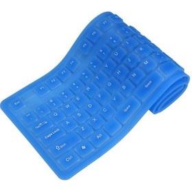 Resim Xindoker "su Geçirmez 108 Tuşlu Usb Silikon Katlanabilir Sessiz Klavye - Taşınabilir Ve Hafif" 