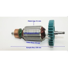 Resim Makita Tipi Ga 6010 Endüvi Rotor Kollektör 