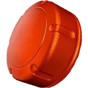 Resim Universal Hidrolik Kutusu Kapağı Aluminyum 43x2 Mm Kırmızı Siyah 