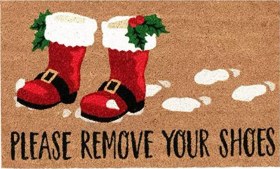 Resim Snoweagle Kapı Paspası İç Mekan Girişi Noel Kapı Paspasları Botlar Hoş Geldiniz Halı 