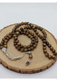 Resim Yeşil Sandal Ağacı 99luk Tesbih 8mm 56534 Çok Renkli 