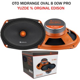 Resim OTO MIDRANGE OVAL 6X9 800W KAPAKLI 2 ADET EDISON ED-MR69 