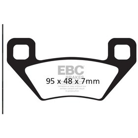 Resim Ebc Fren Balatası Sinter Fa395R Arctıc Cat & Kymco Atv Mxu 400 45 (531408566) 