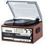 Resim Knstar KN-110 Bluetooth Kumandalı CD'li Kaset USB Radyo 33-45-78 Uyumlu Pikap 
