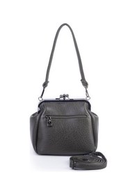 Resim Nas Bag Mini Vintage Burslu Klipsli Kadın Omuz Ve Çapraz Çanta Haki Victoria 20x17 Cm Çok Renkli 