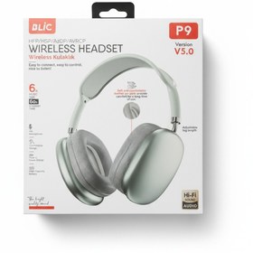Resim Blic Kulak Üstü Bluetooth Kulaklık P9 5,0 