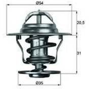 Resim MAHLE TX1371D TERMOSTAT 71C GOLF II III JETTA II PASSAT 87-88 A6 