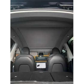 Resim Oled Garaj Tesla Model Y Juniper Için Uyumlu Elektrikli Tavan Perdesi 