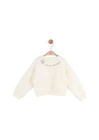 Resim Kız Çocuk Magnet Sweat Nk-39601 Krem - Yeşil 
