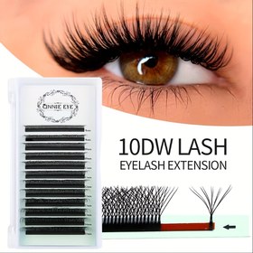 Resim Cinnie Eye 10DW Kirpik Uzatmaları - 0.05mm Ultra-İnce, Kabarık ve Kalın Sahte Kirpikler, Kedi Gözü Stili, Salon Kalitesinde, Kolay Uygulama, 10-15mm Uzunluk, Başlangıçlar İçin Mükemmel, Kirpik Uzatma Malzemeleri 
