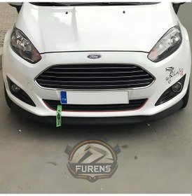 Resim Ford Fiesta 2013-2017 Uyumlu H Lip Esnek Ön Lip 2 Parça Karlık Ön Ek Tampon Altı Dill 
